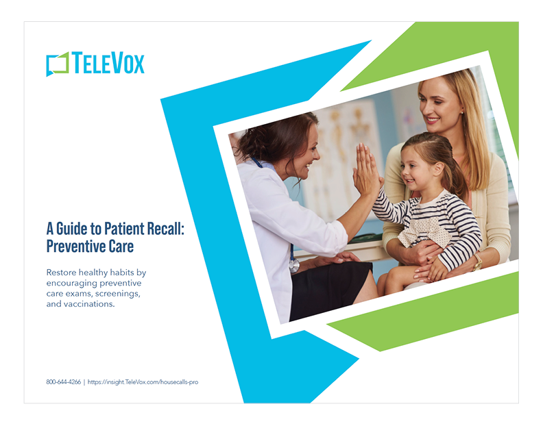TeleVox eBook - A Guide to Patient Recall (Thumbnails)